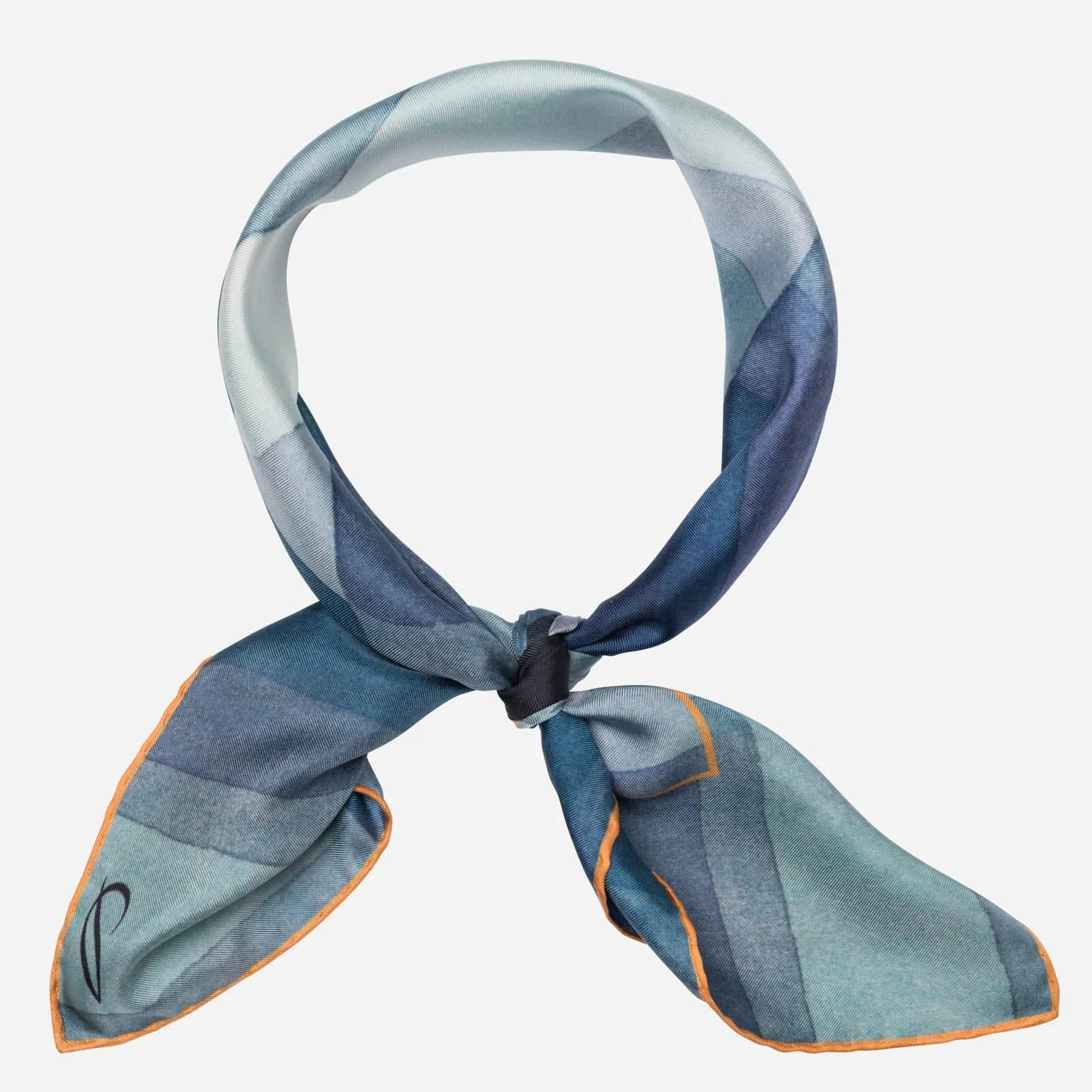 The Harbinger of Autumn - Hand Rolled Silk Neckerchief